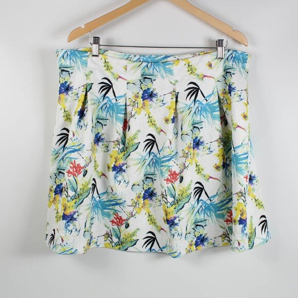 Kate & Mallory Colorful Tropical Skirt - XL - Picture 2 of 7